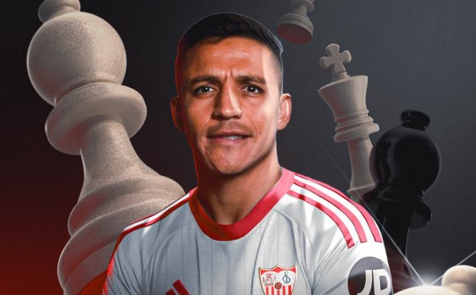 Alexis Sánchez firmó con el Sevilla por una temporada tras rescindir contrato con Udinese