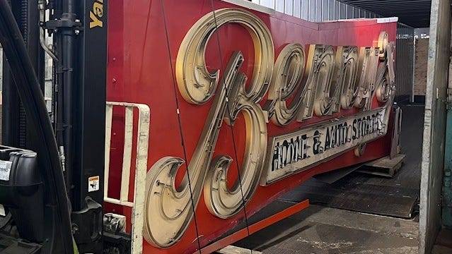 Benny's will live on in American Sign Museum... after neon is fixed