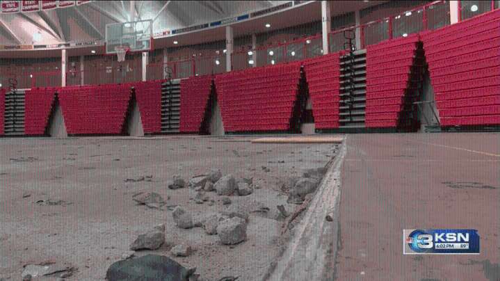 McPherson's historic Roundhouse gym still unusable after summer flooding