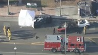 1 person killed, 4 hurt in violent crash in Boyle Heights; 1 person fled the scene, LAFD says