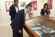Una exposición conmemora en el Peñón el 40º aniversario de la apertura total de la Verja