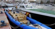 La Guardia Civil recupera 715 kilos de hachís flotando en aguas del estrecho de Gibraltar
