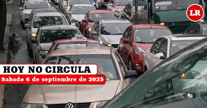Hoy No Circula sabatino: qué autos descansan este 6 de septiembre en CDMX y Edomex