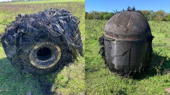 Un objeto misterioso cayó del cielo en Chaco: ¿chatarra espacial o algo más?