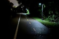 One bicyclist’s DIY project brings some light to the darkened urban landscape