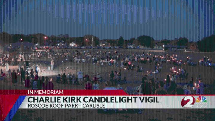 Charlie Kirk memorial in Carlisle draws hundreds in celebration