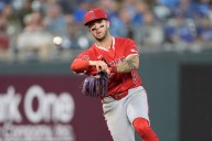 Angels’ shortstop Zach Neto still out of the lineup with hand injury