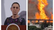 Sheinbaum ofrece apoyo a familiares de víctimas de la explosión de pipa en Iztapalapa