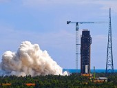 China completes second hot-fire test for new moon rocket, including engine restarts