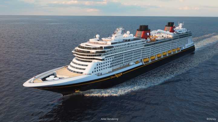 Cops storm Disney’s new mega cruise ship DAYS after it was launched as vessel docked in Germany on shakedown voyage