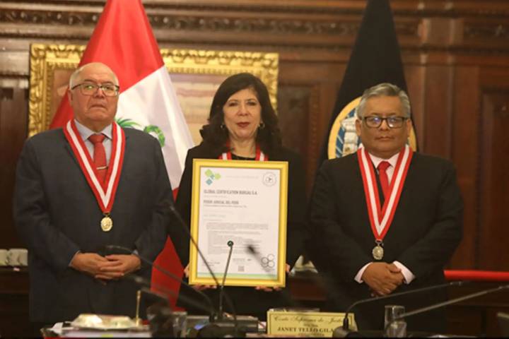 Presidenta del PJ reafirma compromiso firme de jueces con la ética y la integridad