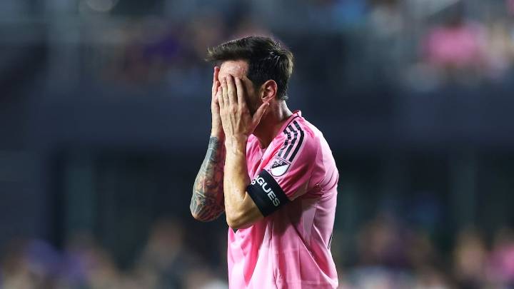 Decepción para Lionel Messi en la final de la Leagues Cup: colombiano le arruinó la noche