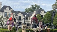 Viral Dallas Christmas mansion decorated for Halloween
