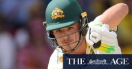 Sam Konstas falls for 49 for Australia A v India A as Nathan McSweeney notches half
