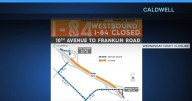 Today In Your Neighborhood: Overnight I-84 closures in Caldwell & Clock Tower Dedication at Ann Morrison