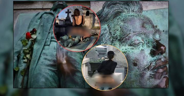 La tumba de Víctor Noir está atrayendo a mujeres de todo el mundo, quienes frotan sus genitales y la besan para atraer marido, obtener fertilidad y una vida sexual plena, según la tradición parisina (