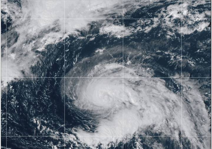 Strengthening Gabrielle becomes a hurricane in Atlantic southeast of Bermuda