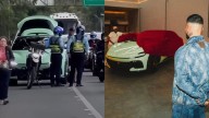Maluma estrenó su Ferrari único en el mundo y un día después fue detenido por el tránsito de Medellín