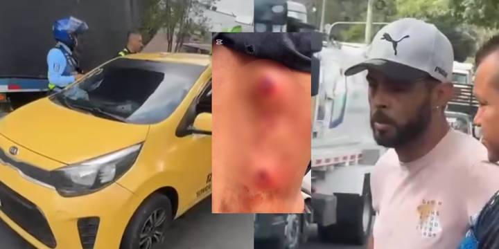 Taxista le disparó dos veces a un conductor de grúa que lo estaba ayudando a desvarar: qué fue lo que pasó