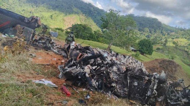 Helicóptero derribado en Amalfi era de EE. UU. y no de Colombia: piden extradición de responsables