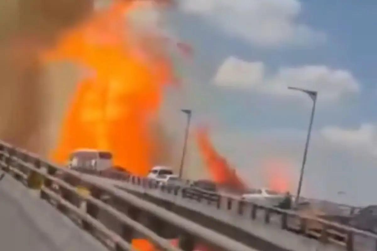 Pipa de gas explota en Iztapalapa, CDMX
