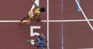 Marathon at world champs comes down to a sprint and a photo finish