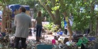 Ingham County judge visits homeless encampment ahead of hearing over legal dispute