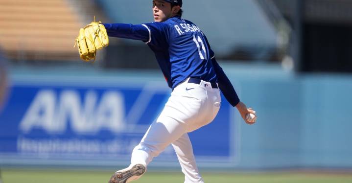 Roki Sasaki gets chance to join a Dodgers bullpen in shambles