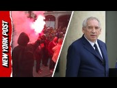 French Protesters Celebrate French PM Bayrou's Ouster