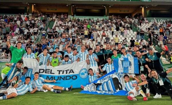 Mundial de Clubes Juvenil: con el bahiense Santiago Bárcena, Racing juega la final ante el Barcelona