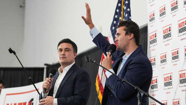 'I've never been more motivated': Nate Morris on political ally Charlie Kirk