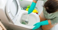 I removed a year's worth of toilet limescale in less than 24 hours using easy solution