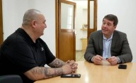 Biss se reunió con el presidente del Club Social y Deportivo Roca