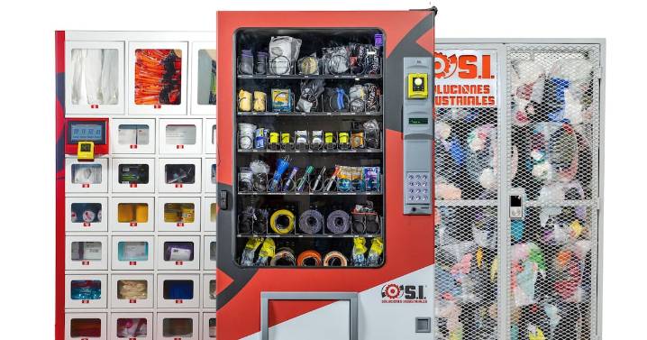 Vending Machine  Locker y Rack