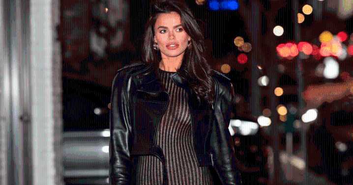 Brooks Nader Struts Braless in Suede Coat in New Video