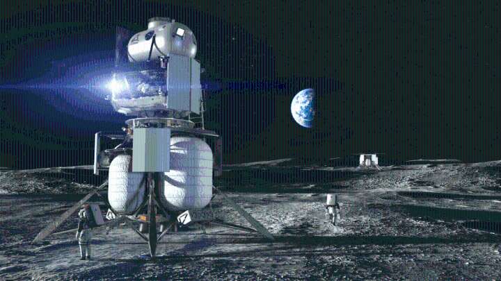 NASA encomienda a Blue Origin misión VIPER para buscar hielo en el Polo Sur lunar
