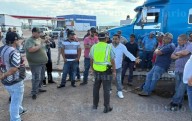 Galería.- Continúa bloqueo en salida a Juárez