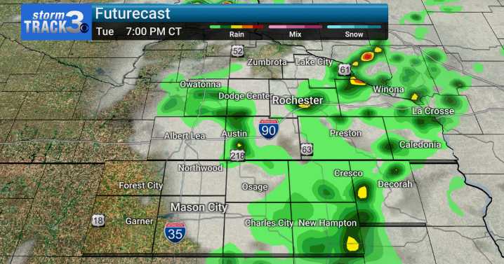 StormTrack 3: Slightly cooler Tuesday w/ spotty storms