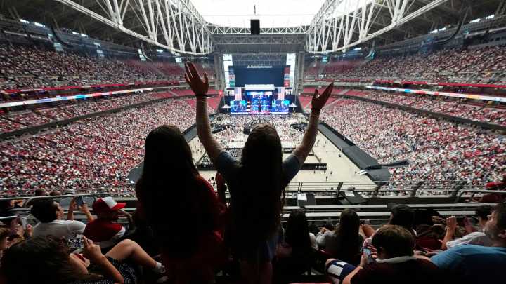 Charlie Kirk sparked 'spiritual revival,' memorial speakers said
