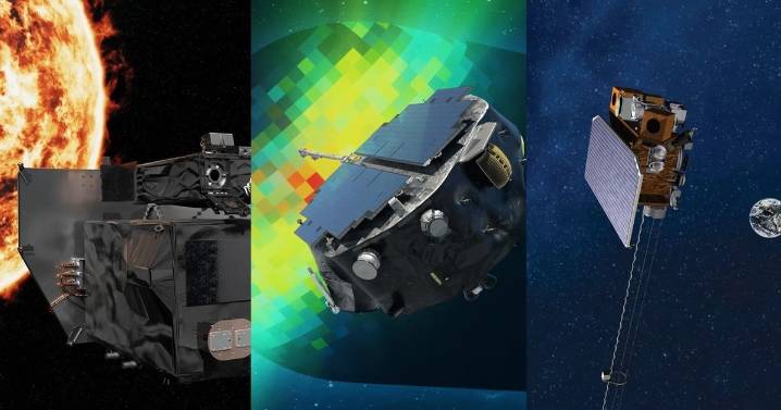 Estados Unidos lanza tres misiones de seguimiento del clima espacial