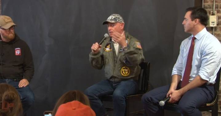 Senator Mark Kelly addresses veteran healthcare challenges at Raleigh town hall :: WRAL.com