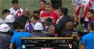 “Hijo de pu...”: el exaltado reclamo de delantero de River Plate contra el árbitro en la Copa Libertadores
