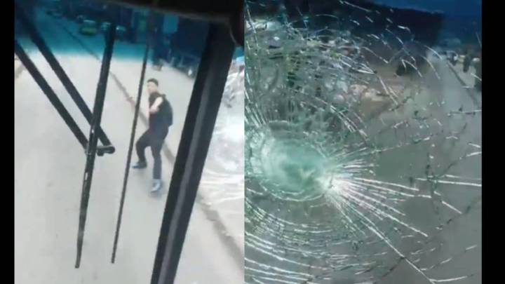 Por un video en redes: hombre reconoció a su hijo vandalizando buses en Cali y lo entregó a las autoridades