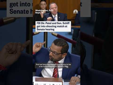 FBI Dir. Patel and Sen. Schiff get into shouting match at Senate hearing