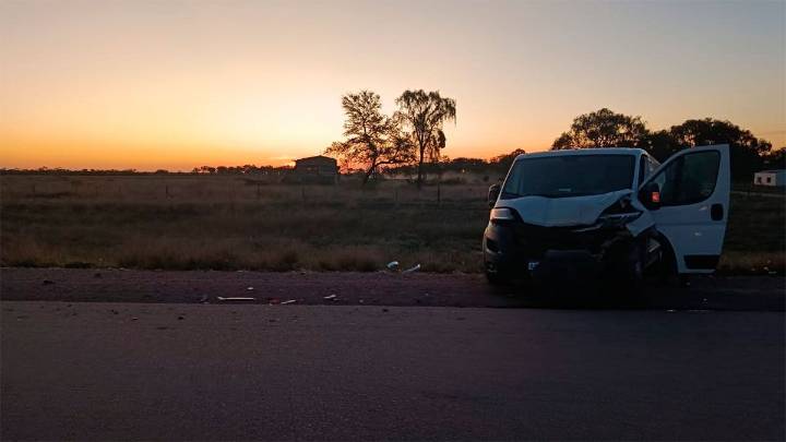 Añatuya: fuerte choque en Ruta 92 dejó importantes daños materiales
