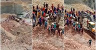 Un muerto y por lo menos 20 personas atrapadas en derrumbe en mina de oro artesanal en Tolima