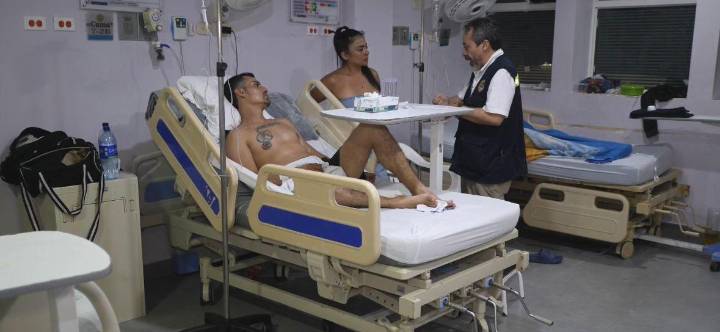 Dadis hace seguimiento a evolución de turista golpeado por embarcación en Barú