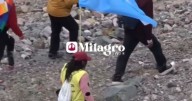 PEREGRINOS DE NAZARENO PARTIERON HACIA LA CATEDRAL