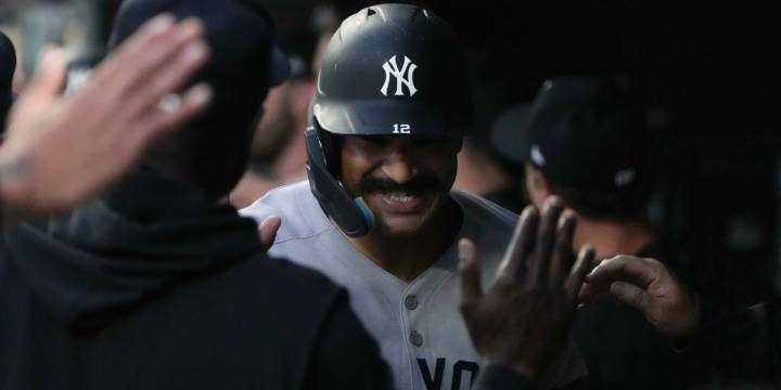 Trent Grisham drives in 3 as Yankees hang on vs. Twins