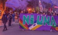 Marcha en Trelew por los femicidios de Brenda, Morena y Lara